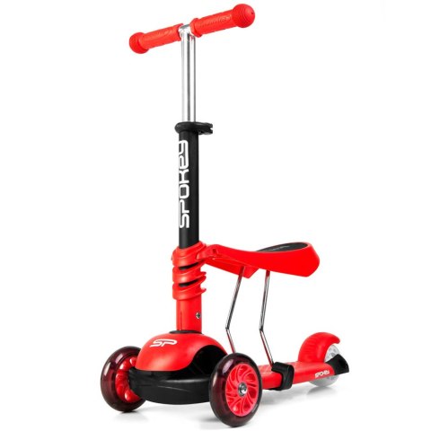 Hulajnoga Spokey Tripla 3w1 czerwona 927100 Spokey