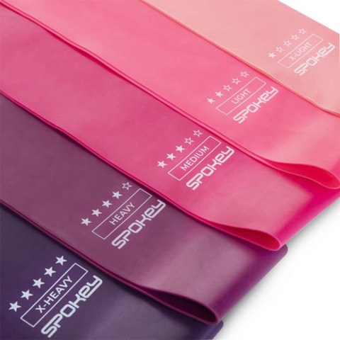 Zestaw gum do ćwiczeń oporowych Spokey 5 szt. 928944 Spokey