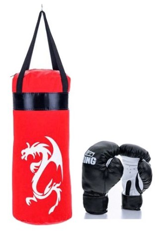 ZESTAW BOKSERSKI 40cm DRAGON RED