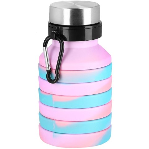Bidon składany Spokey silikonowy 550 ml Jump 941258 Spokey Bidon składany Spokey silikonowy 550 ml Jump 941258 Spokey