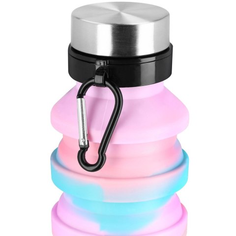 Bidon składany Spokey silikonowy 550 ml Jump 941258 Spokey Bidon składany Spokey silikonowy 550 ml Jump 941258 Spokey