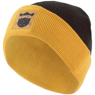 Czapka dla dzieci Puma Animal Classic Cuff Beanie Kids żółto-czarna 23456 01 Puma