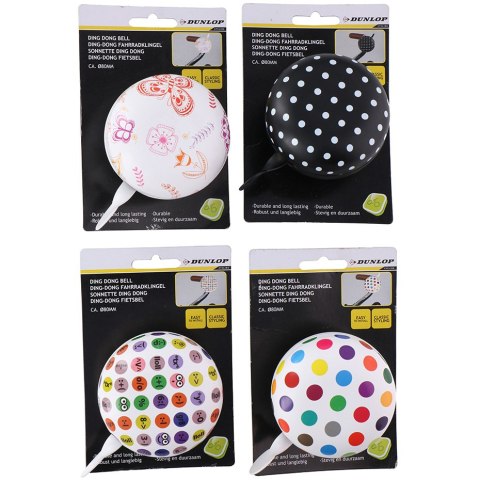 Dzwonek rowerowy Dunlop 80 mm 2060155/119517 Dunlop Dzwonek rowerowy Dunlop 80 mm 2060155/119517 Dunlop