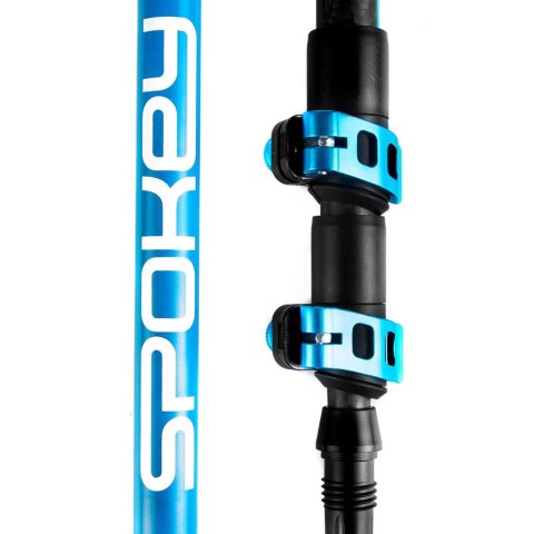 Kijki trekkingowe Spokey Carbon niebiesko-czarne 927900 Spokey