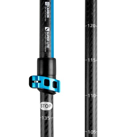 Kijki trekkingowe Spokey Carbon niebiesko-czarne 927900 Spokey