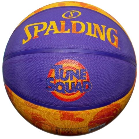 Piłka do koszykówki Spalding Space Jam Tune pomarańczowo-fioletowa '7 84595Z Spalding Piłka do koszykówki Spalding Space Jam Tune pomarańczowo-fioletowa '7 84595Z Spalding