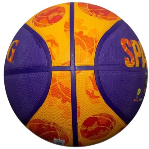 Piłka do koszykówki Spalding Space Jam Tune pomarańczowo-fioletowa '7 84595Z Spalding Piłka do koszykówki Spalding Space Jam Tune pomarańczowo-fioletowa '7 84595Z Spalding