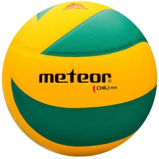 Piłka siatkowa Meteor Chili Pu Mini żółto-zielona 10087 Meteor