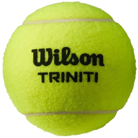 Piłki do tenisa ziemnego Wilson Triniti 4 szt. żółte WRT115200 Wilson Piłki do tenisa ziemnego Wilson Triniti 4 szt. żółte WRT115200 Wilson