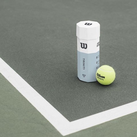 Piłki do tenisa ziemnego Wilson Triniti 4 szt. żółte WRT115200 Wilson Piłki do tenisa ziemnego Wilson Triniti 4 szt. żółte WRT115200 Wilson