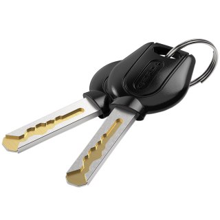 Zapięcie rowerowe Gerda linka, korpus okrągły, okrągły czarny Flex 1200/10V Gerda
