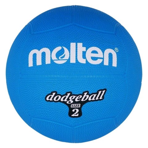 Piłka gumowa Molten Dodgeball DB2-B r. 2 niebieska Molten Piłka gumowa Molten Dodgeball DB2-B r. 2 niebieska Molten