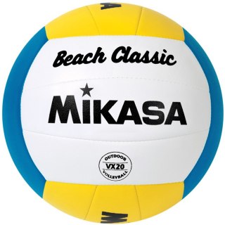 Piłka siatkowa Mikasa VX20 biało-niebiesko-żółta Mikasa