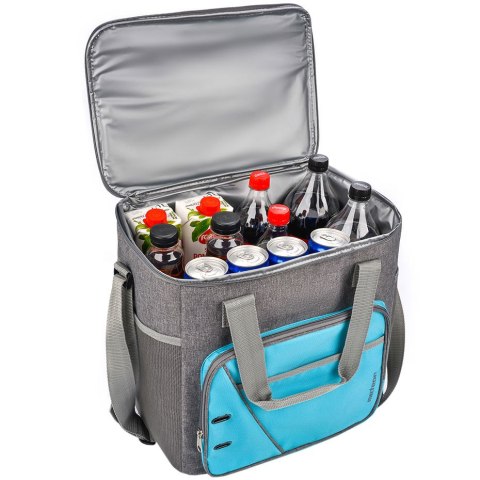 Torba termiczna Meteor Frosty 30L niebiesko-szara 74641 Meteor Torba termiczna Meteor Frosty 30L niebiesko-szara 74641 Meteor