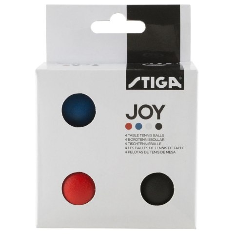 Zestaw piłeczek do ping ponga Stiga Joy 4szt Mix STIGA Zestaw piłeczek do ping ponga Stiga Joy 4szt Mix STIGA