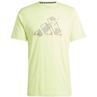 Koszulka męska adidas Trail Essentials Seasonal Training Graphic limonkowa IJ9602 Adidas