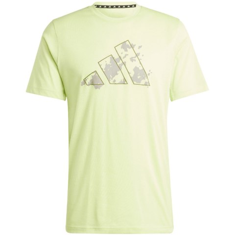 Koszulka męska adidas Trail Essentials Seasonal Training Graphic limonkowa IJ9602 Adidas Koszulka męska adidas Trail Essentials Seasonal Training Graphic limonkowa IJ9602 Adidas