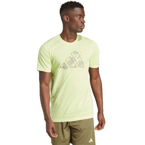 Koszulka męska adidas Trail Essentials Seasonal Training Graphic limonkowa IJ9602 Adidas Koszulka męska adidas Trail Essentials Seasonal Training Graphic limonkowa IJ9602 Adidas