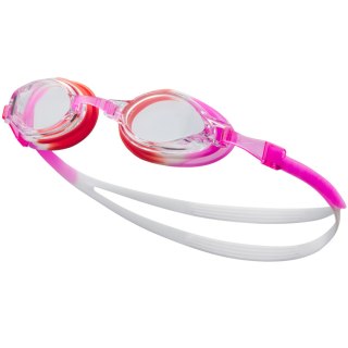 Okulary pływackie Nike Os Chrome Junior 8-14 lat różowo-biało-czerwone NESSD128-670 Nike