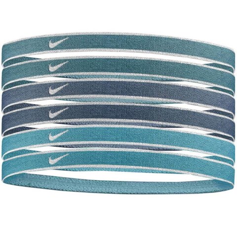 Opaski na włosy Nike Swoosh Sport metalic 6 szt. N1002008407OS Nike Opaski na włosy Nike Swoosh Sport metalic 6 szt. N1002008407OS Nike