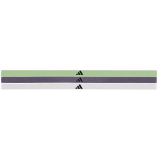 Opaski na włosy adidas Hairband 3-Pack zielona, fioletowa, biała IR7870 Adidas