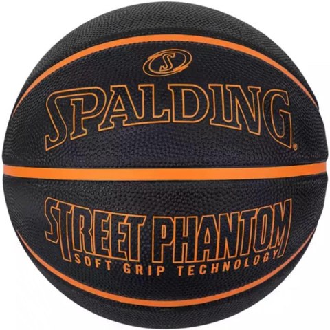 Piłka do koszykówki Spalding Phantom czarno-pomarańczowa 84383Z Spalding Piłka do koszykówki Spalding Phantom czarno-pomarańczowa 84383Z Spalding