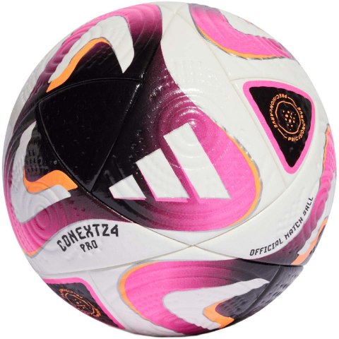 Piłka nożna adidas Conext 24 Pro biało-różowa IP1616 Adidas teamwear Piłka nożna adidas Conext 24 Pro biało-różowa IP1616 Adidas teamwear