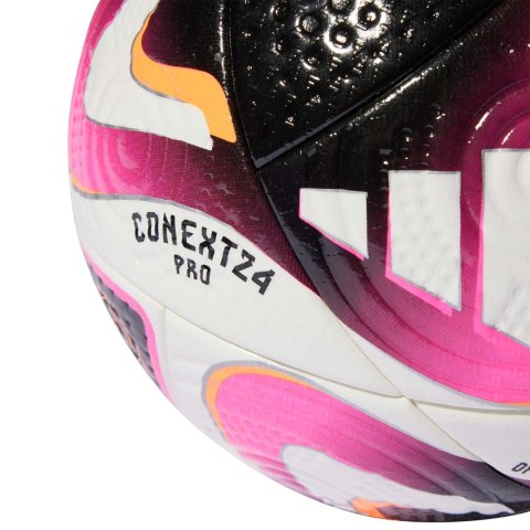 Piłka nożna adidas Conext 24 Pro biało-różowa IP1616 Adidas teamwear Piłka nożna adidas Conext 24 Pro biało-różowa IP1616 Adidas teamwear