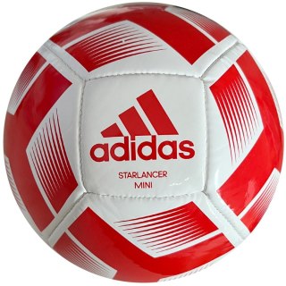 Piłka nożna adidas Starlancer Mini biało-czerwona IA0975 Adidas