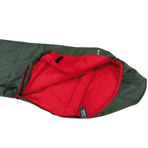 Śpiwór High Peak Black Arrow Eco 220x80x50 cm zielono-czerwony 23230 High Peak Śpiwór High Peak Black Arrow Eco 220x80x50 cm zielono-czerwony 23230 High Peak