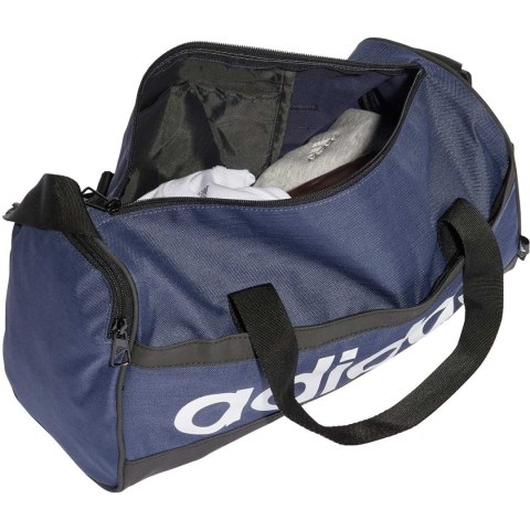 Torba adidas Essentials Linear Duffel Bag Extra Small granatowa HR5346 Adidas Torba adidas Essentials Linear Duffel Bag Extra Small granatowa HR5346 Adidas