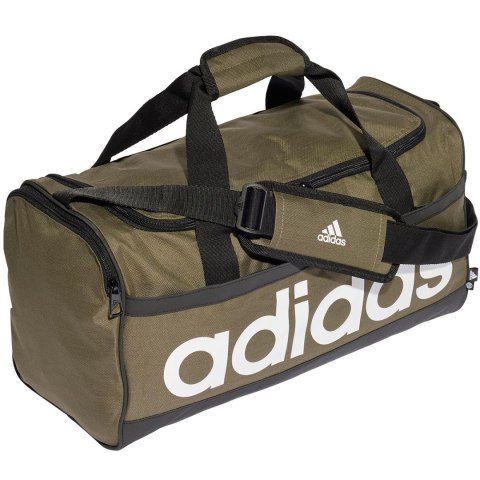 Torba adidas Essentials Linear Duffel Medium zielona HR5350 Adidas Torba adidas Essentials Linear Duffel Medium zielona HR5350 Adidas
