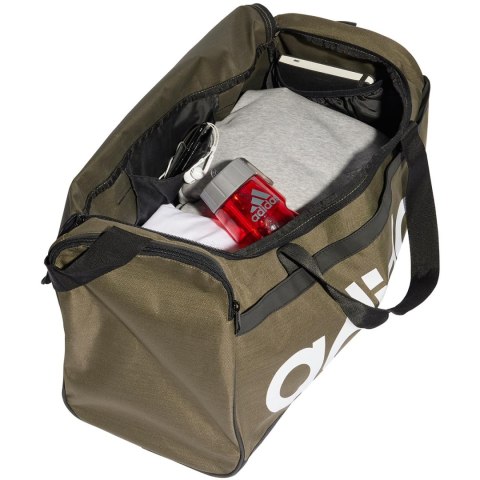 Torba adidas Essentials Linear Duffel Medium zielona HR5350 Adidas Torba adidas Essentials Linear Duffel Medium zielona HR5350 Adidas