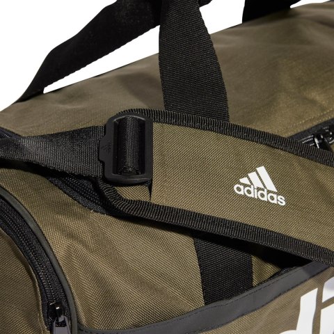 Torba adidas Essentials Linear Duffel Medium zielona HR5350 Adidas Torba adidas Essentials Linear Duffel Medium zielona HR5350 Adidas