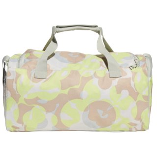 Torba adidas Linear Graphic Duffel S beżowo-brązowo-żółta IJ5638 Adidas