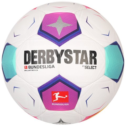 Piłka DerbyStar Bundesliga 2023 Brillant Replica biała biały 4 Select Piłka DerbyStar Bundesliga 2023 Brillant Replica biała biały 4 Select