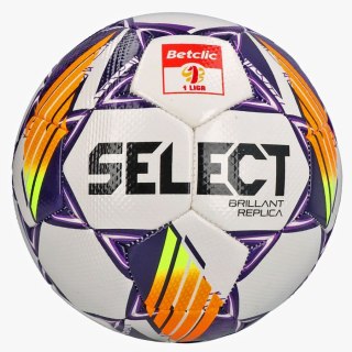 Piłka Select Brillant Replica Betclic 1 Liga biały 5 Select