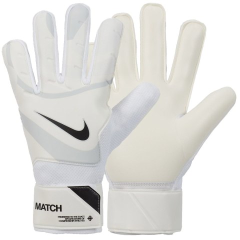 Rękawice Nike GK Match Jr FJ4862-100 biały 10 Nike Rękawice Nike GK Match Jr FJ4862-100 biały 10 Nike