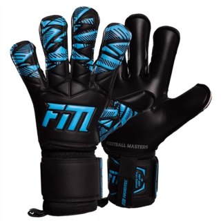 Rękawice FM Invictus X BLUE S953299 czarny 8 Football Masters