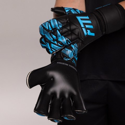 Rękawice FM Invictus X BLUE S953299 czarny 9 Football Masters