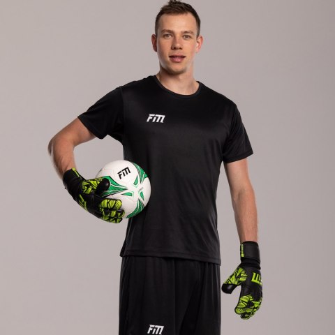 Rękawice FM Invictus X GREEN S953293 czarny 8 Football Masters