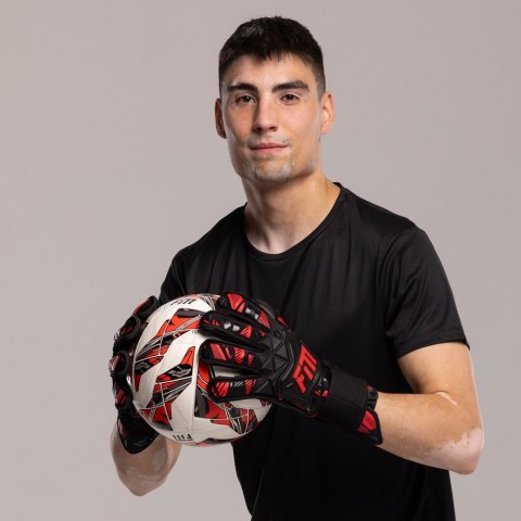 Rękawice FM Invictus X PRO RED S953211 czarny 10 Football Masters