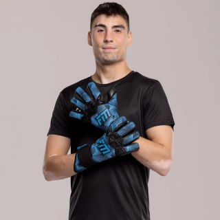 Rękawice FM Varis X PRO BLACK BLUE S953314 czarny 10 Football Masters