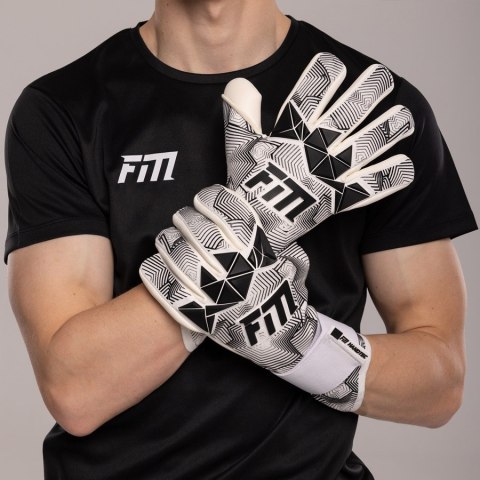 Rękawice FM Varis X PRO WHITE BLACK S953320 biały 10 Football Masters