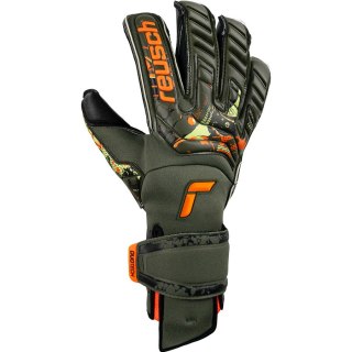 Rękawice Reusch Attrakt Duo Evolution Adaptive Flex 53 70 055 5555 zielony 8,5 Reusch