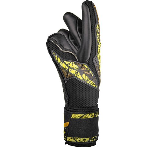 Rękawice Reusch Attrakt Duo Finger Support 54 70 050 7739 czarny 9,5 Reusch