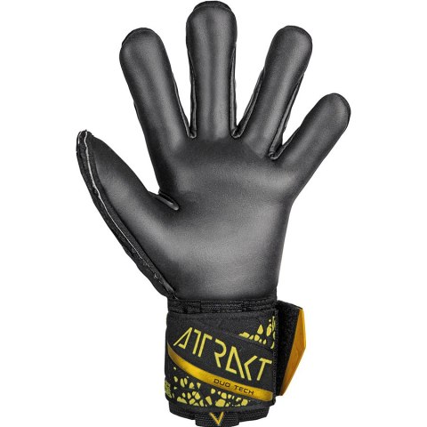 Rękawice Reusch Attrakt Duo Finger Support 54 70 050 7739 czarny 9,5 Reusch