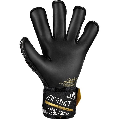 Rękawice Reusch Attrakt Freegel Gold X Evolution Cut Finger Support 54 70 950 7740 czarny 8 Reusch Rękawice Reusch Attrakt Freegel Gold X Evolution Cut Finger Support 54 70 950 7740 czarny 8 Reusch
