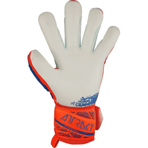 Rękawice Reusch Attrakt Freegel Silver 54 72 235 2210 pomarańczowy 5,5 Reusch