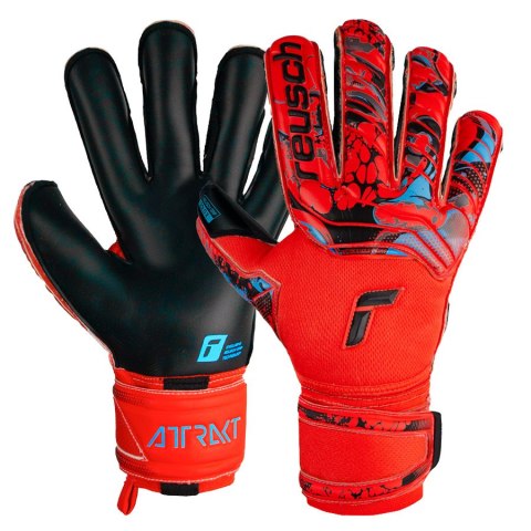 Rękawice Reusch Attrakt Gold X Evolution Cut Finger Support 53 70 950 3333 czerwony 8,5 Reusch